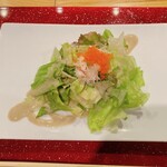 鉄板焼 天 - ずわい蟹のサラダ
