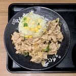 伝説のすた丼屋 - 生姜焼き定食 ¥780 の生姜焼き