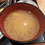 目利きの銀次 - 日替わり定食 800円 (鯛汁)