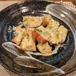 Trattoria Sole - バケットのゴルゴンゾーラソースがけ