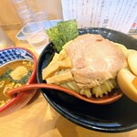 三田製麺所 - 全部のせつけ麺 大盛