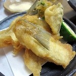 季節料理 藤原 - キス天ぷら