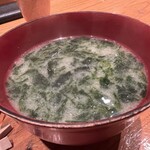 さっぽろすし均 - あおさの味噌汁