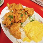 Wakamizu - から揚げ玉子定食