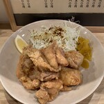 からあげの虎 - 定食のからあげはもも、むね等('23/09/19)