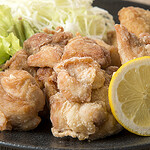 joni-nokaraage - 唐揚げ盛(アゴ旨出汁唐揚げ、骨なしもも唐揚げ、骨なしムネからあげ)中￥1,170