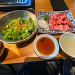 Yakiniku Horumon Bungo - 和牛焼肉定食200g ご飯大盛 