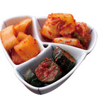 キムチ三種盛り