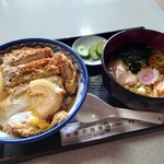 Wakamatsu Shokudou - 煮込みカツ丼のセット