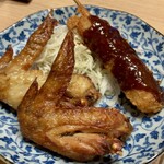 てつえもん - 手羽先、味噌かつ