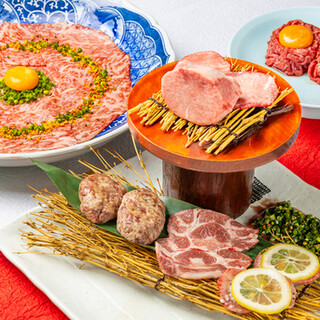 Very popular! All-you-can-eat Yakiniku (Grilled meat) course