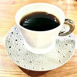 炭火焙煎珈琲・凛 - 取っ手もキラキラするプラティーヌの珈琲カップ