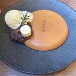 白金茶房 - くるみあんバターパンケーキ