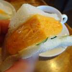 喫茶チロル - 玉子サンド（ハーフサイズ）