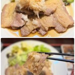 MAMMA - ◇主菜は、牛焼肉おろしポン酢を。ジリジリと暑い日でしたので…サッパリしたものをいただきたく(^◇^;)
                低温調理された牛カルビ肉？を、鬼おろしのポン酢で。