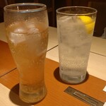 むらさき - ジンジャーエールとレモンサワー