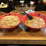 麺処 きらく - えび味噌つけ麺　中盛