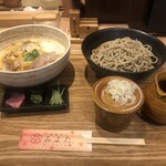 蕎麦きり みよた - 蕎麦屋のカツ丼、蕎麦（小）セット 1,166円（税込）