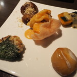 青ヶ島屋 - 前菜五種