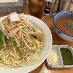 極濃湯麺 フタツメ - 【2023.9.19(火)】冷やしトマトもりタンメン（並盛・200g）1,050円＋烏龍茶220円→0円