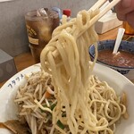 極濃湯麺 フタツメ - 【2023.9.19(火)】冷やしトマトもりタンメン（並盛・200g）1,050円の麺