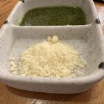 極濃湯麺 フタツメ - 【2023.9.19(火)】冷やしトマトもりタンメン（並盛・200g）1,050円の粉チーズ