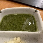 極濃湯麺 フタツメ - 【2023.9.19(火)】冷やしトマトもりタンメン（並盛・200g）1,050円のバジル