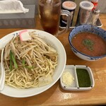 極濃湯麺 フタツメ - 【2023.9.19(火)】冷やしトマトもりタンメン（並盛・200g）1,050円＋烏龍茶220円→0円