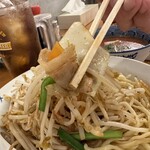 極濃湯麺 フタツメ - 【2023.9.19(火)】冷やしトマトもりタンメン（並盛・200g）1,050円の野菜