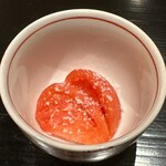 鮨陸 - 北海道　フルーツトマト　雪塩