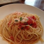 炭火焼イタリアン 海串 ブラーチェ - 海老とフレッシュトマトのソース