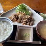 扇のくら - 料理写真:生姜焼き定食