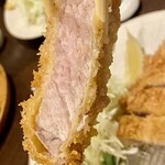 とんかつ せん - 特上ロースかつ定食(リブロース)@3,100円