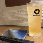 とりや - 鬼おろしレッドグレープフルーツサワー450円