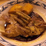 割烹 やました - 鯛のあら炊き。