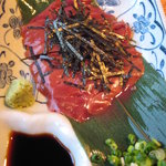 「ひでさん」のやまうに　地鳥のレバーです