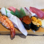 桜鮨 - 松にぎり