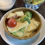 ぶるーたす - 温野菜のチーズフォンデュ風