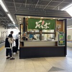 JR長野駅 新幹線ホーム そば店 - 外観です