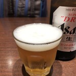 とんかつ檍 銀座8丁目店 - スーパードライ（500ml）税込600円