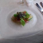KIHACHI ITALIAN - 【2013年08月】《前菜》本日の鮮魚のカルパッチョ。