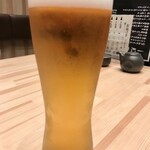 鰻の成瀬 - 生ビール¥600円です。