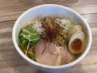 くじら食堂 - 油そば味玉(ネギ) (980円)