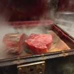 銀座鉄板焼き 肉一凛宮 - 石垣黒毛和牛、山口産和牛