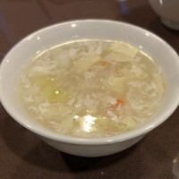 雅苑酒家 本店 - 海鮮と湯葉のスープ