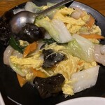 300円本舗 だんだん - 餡かけ野菜炒め