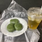 志”満ん草餅 - 草餅餡入り