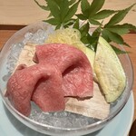 肉屋 雪月花 NAGOYA - 冷製しゃぶしゃぶ