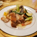 カジュアルフレンチBar 7FUKU - ローストチキンのクリームソース