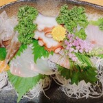 創作料理 花しば - お造り盛り合わせ